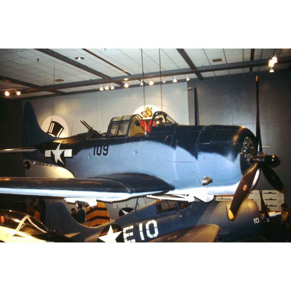 1970s 35mm Slide Aviation - Douglas SBD-6 Dauntless